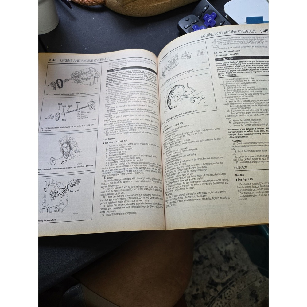 Chilton GM Full Size Truck Repair Manual 1988-1998 Chevy GMC Pickup Tahoe Yukon - Picture 5 of 5